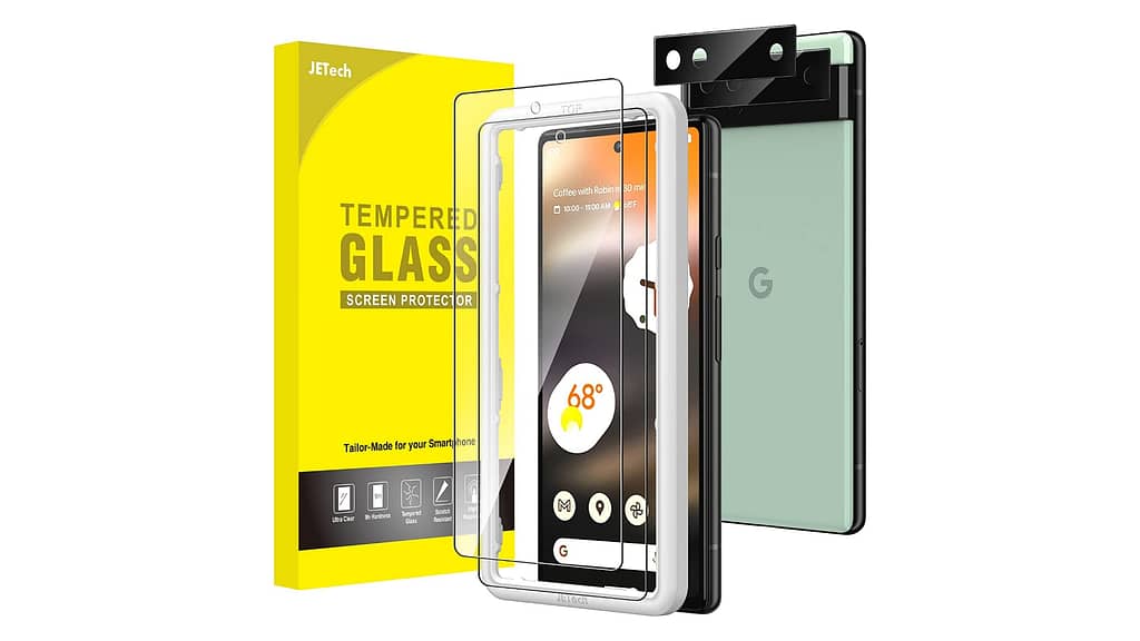 JETech Tempered Glass for Pixel 6a