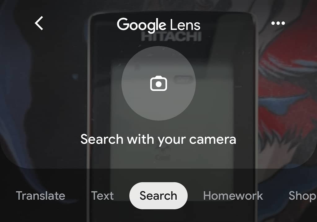 Google Lens Camera