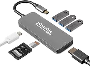 Plugable USB-C Hub 7-in-1