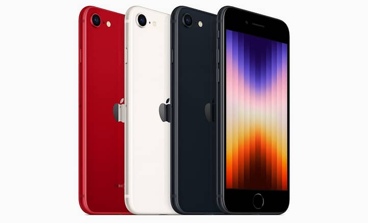 iPhone SE 2022 colors