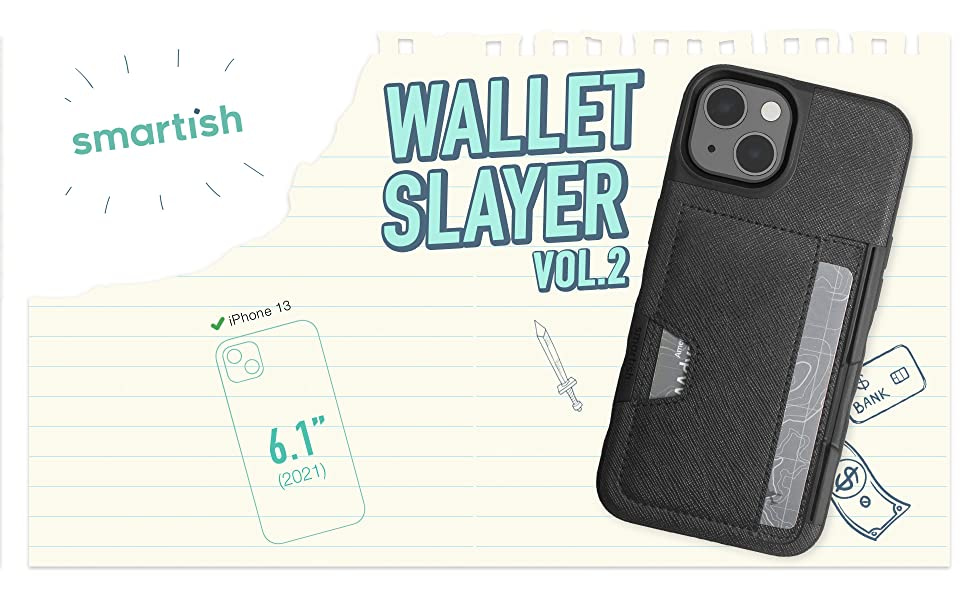 Smartish Wallet Slayer Vol. 2 case for iPhone 13